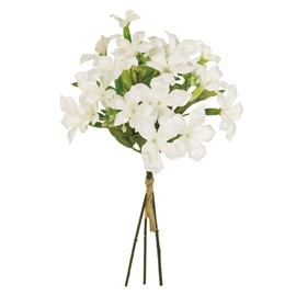 Tokyodo FM009924-001 Artificial Flowers MAGIQ Sweet Stephanopic White, Flower Diameter 1.0 - 1.6 x 7.9 inches (2.5 - 4 x 20 cm), Pack of 3