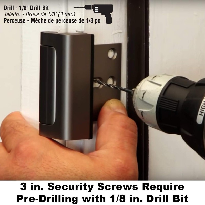 Prime-Line U 11325 Door Reinforcement Lock – Add Extra, High
