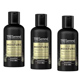 Rich Tresemme Rich Moisture Hydrating Shampoo with Pro Style Technology, 3 oz Pack 3