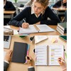 JASLEKO 3 Subject Notebook College Ruled with Dividers Tabs, 100