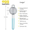 CAMKYDE Egg Separator Food Grade Stainless Steel Egg Yolk White