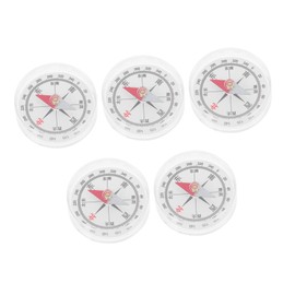 SUPVOX 5pcs Mini Compass for School Science Experiments Lightweight Compasses for Outdoor Hiking Camping Accurate Directional Tool for Students and Beginners