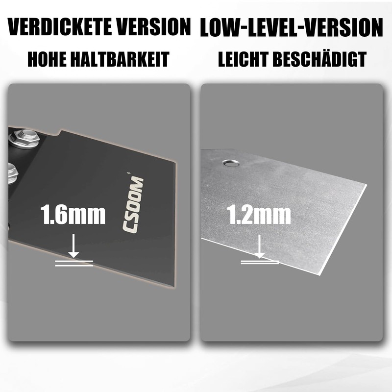 CSOOM Scalpello SDS-Plus da 100 mm con lama di ricambio