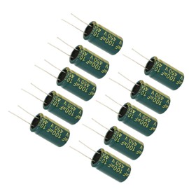16-450V 100uf-10000uf 4 Values Electrolytic Capacitor Kit, Green Range of Electrolytic Capacitors for LCD TVs, Monitors, and Chargers (450v 100uf 一 )