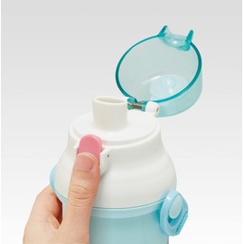Skater PSB5SANAG-A Animal Forest Water Bottle, 16.2 fl oz (480 ml), For Kids, Antibacterial, Plastic, Made in Japan
