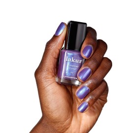 LONDONTOWN lakur Nail Polish - Chip-Resistant, Non-Toxic, Conditions & Hydrates Nails | Shimmery Purple Blue Shift, Wildberry Freeze, .40 fl oz
