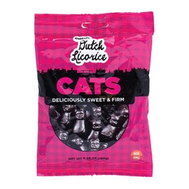 Gustaf's Dutch Licorice Cats, 5.2-Ounce Bags (Pack of 12)