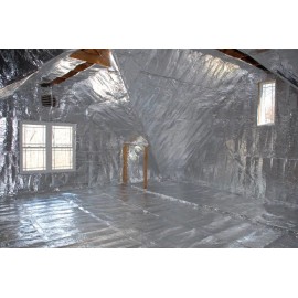 IES 500sqft 4x125 Pure Aluminum Perforated Radiant Barrier Attic Foil Insulation