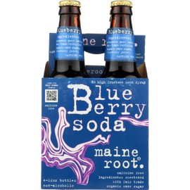Maine Root Soda Blueberry, 48 fl oz, 4 ct