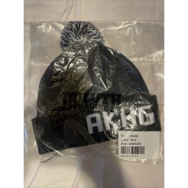 Duluth Trading Company AKHG Pom Beanie One Size Color Black
