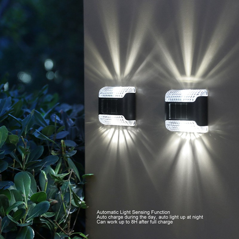 Solar Wall Light Waterproof Automatic High Brightness Up Down LED
