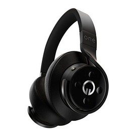 Muzik Genuine New Muzik One Connect Wireless Smartware Over-the-Ear Headphones - Black