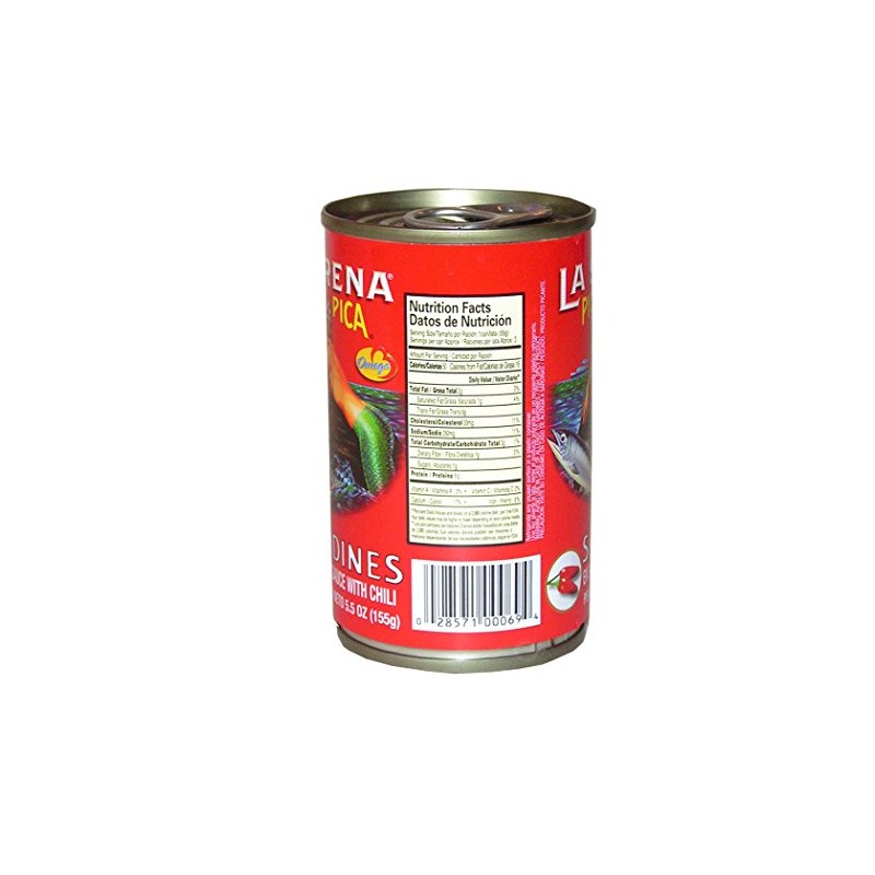 La Sirena Pica Pica Sardine 5.5 oz - Sardina (Pack