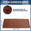 INFINAUTO Cleaning Cloths Towel,Car Drying Plush Cloth Absorbent Microfiber Coffee,1pcs