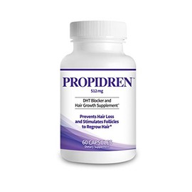 HairGenics Propidren Bloqueador de DHT con Palmetto serruchado para evitar la pérdida de cabello y estimular los folículos del cabello para detener la pérdida y favorecer el crecimiento del cabello.