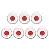 PATIKIL Microfiber Bullseye Targets 2cm, 7Pcs Competition Game Target Shooting