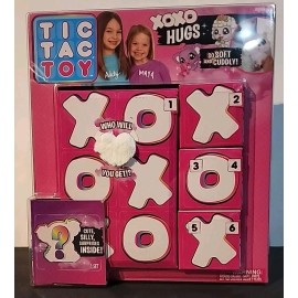 Blip Toys Tic Tac Toy Plush Stuffed Plush White XOXO Hugs Surprise Soft Cuddly Cute NEW
