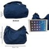 LIZHAOCAI Denim Shoulder Handbag Casual Retro Style Tote Bag Convenient