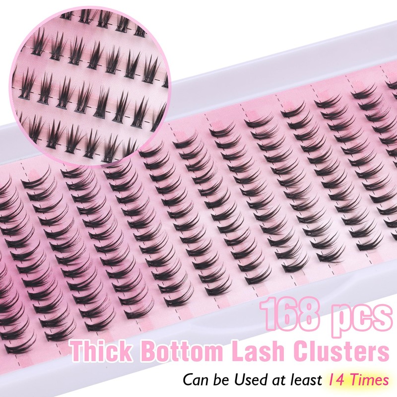 Winifred Bottom Lash Clusters Thick Volume Lower Lash Extension DIY