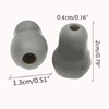 BODYA Weiche Silikon-Ohrstöpsel für Littmann-Stethoskop, wiederverwendbar, Grau, 10 Stück