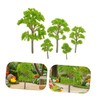 Totority 20pcs Tiny Model Trees: Faux Mini Trees for Craft