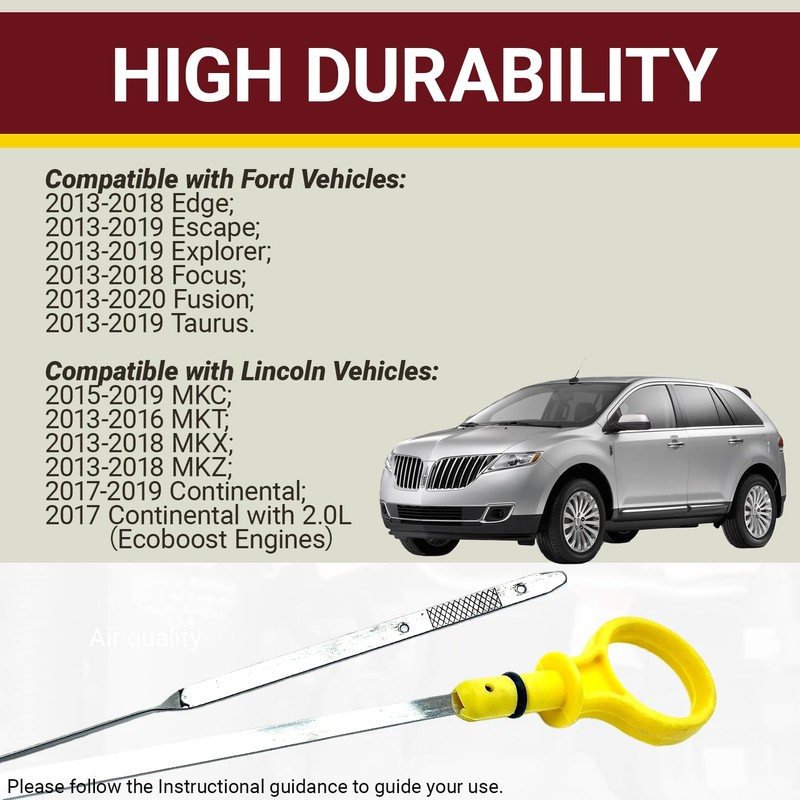 CJ5Z-6750-A Engine Oil Dipstick Compatible with Ford Edge Escape Explorer