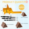 Buaak 41 Pcs Dowel Jig Kit, 6/8/10mm Wood Dowel Jig