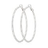 Geveay Thin Silver Hoop Earrings for Women Hypoallergenic 925 Sterling