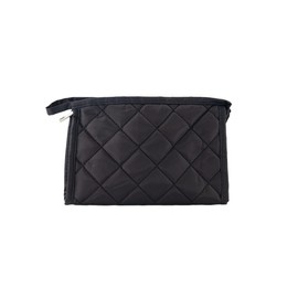INVIGORATE Cosmetiquera Neceser, Bolsa de Viaje para Maquillaje, Básica Super Funcional. (Negro3)