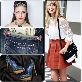 3060 pieces hot repair rhinestones, hot repair rhinestones for crafts, iron-on rhinestone nails, rhinestones for DIY clothing decoration, handmade bag crafts, wedding dresses