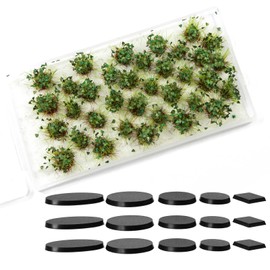 Miniature Vegetation Artificial Flower Cluster with Model Bases War Game Lowland Scenery (F)