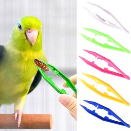Plastic Tweezers for Feeding Reptiles, 5PCS Tongs for Snakes Lizard Tortoise Gecko, Kids Handmade DIY Crafts