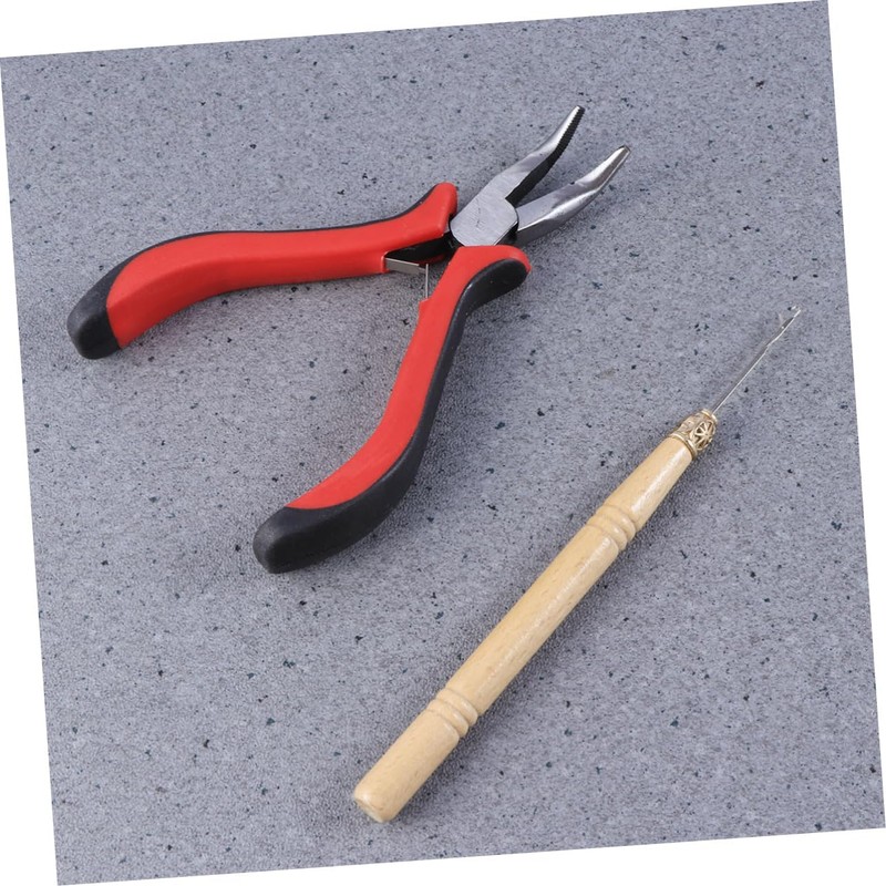 FOMIYES 3pcs Hair Extension Tool Kit Tool Kits for Hair