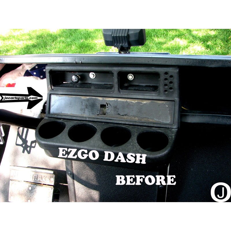 Ezgo TXT/Marathon Golf Cart 3 Pc Diamond Plate Dash Cover