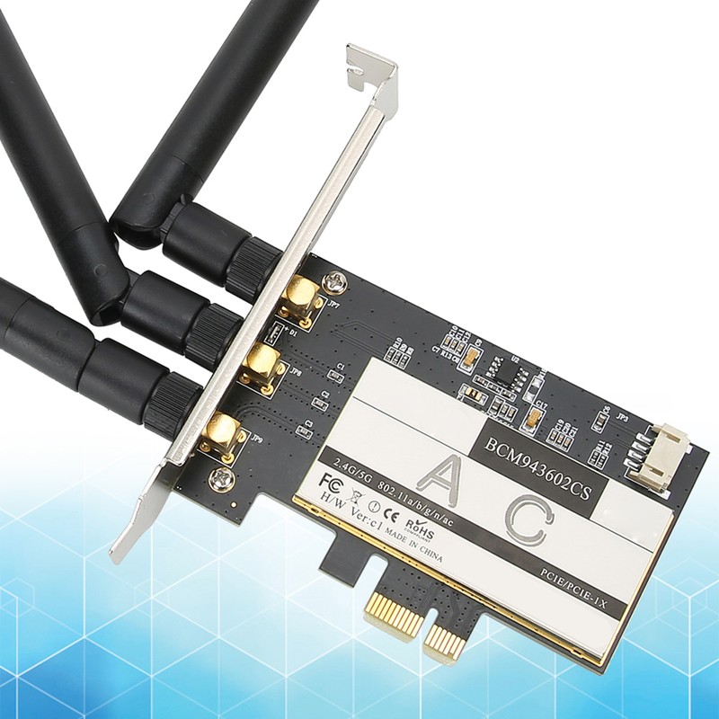 Wireless Card 802.11AC WiFi + for Bluetooth 4.0 Desktop WLAN