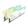 Memoria RAM T-Force Delta RGB gamer color blanco 16GB 2