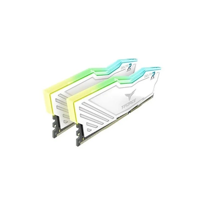 Memoria RAM T-Force Delta RGB gamer color blanco 16GB 2
