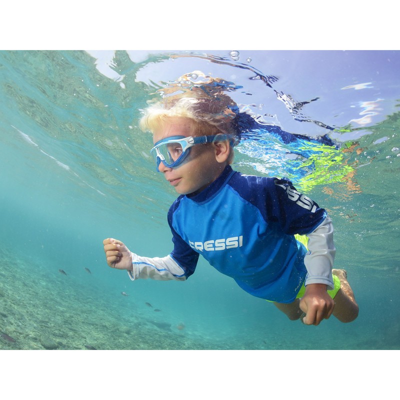Cressi Wide View Swim Mask for Kids aged 2, 3,