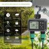 Haozee Watering Computer 2 Outputs, Garden Watering Timer with Rain