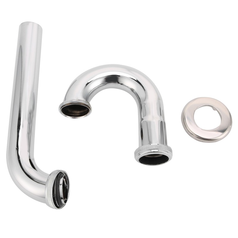 Sink Siphon Trap Waste Drain Valve Kit Washbasin Syphon Draining