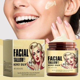 Whipped Beef Tallow And Honey Balm, Facial Tallow And Honey