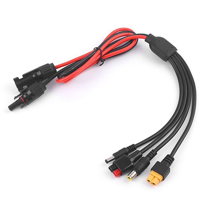 Solar Panel Extension Cable 4 in 1 DC5521 7909 XT60