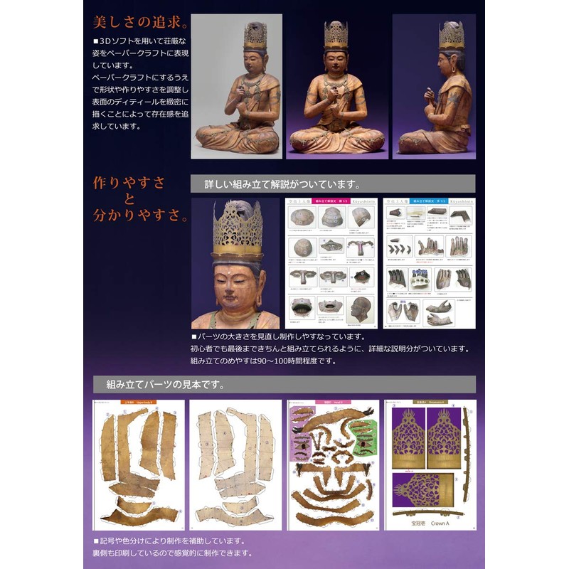21st Century Paper Craft 04 Dainichi Nyorai Seated Statue