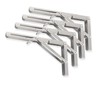 Folding Shelf Brackets - Heavy Duty Stainless Steel Collapsible Shelf