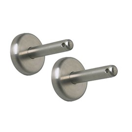 Dignitet Stainless Steel Support/Corner Fixture for Curtain Wire Pack of 2