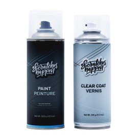 ScratchesHappen Exact-Match Spray Paint - Gold Ash Metallic (C2/HV/M7065A) for Ford - Essential (Paint + Clear Coat)
