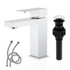 KENES Chrome Bathroom Faucet Single Handle Bathroom Sink Faucet Lavatory