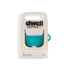 Verve Dwell Dripper Pour Over Coffee Maker Set, Non-Electric Coffee Dripper, Manual Brew Maker (Blue)