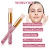 20 Pieces Lash Brushes ，Lash Wash Brushes， Pink Glitter Eyelash