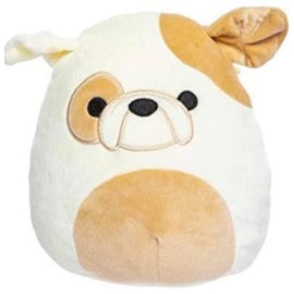 Squishmallows 12" Brock The Bulldog with Fuzzy Belly